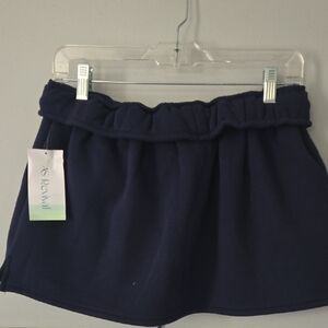 AS Revival Navy Mini Skirt with Elastic Waistband